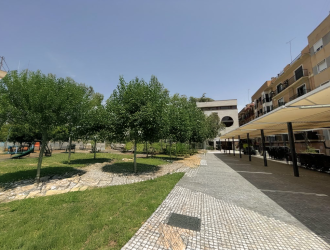 La Plaza de Europa en Murcia con un planteamiento más verde, adaptado a las personas. Murcialab